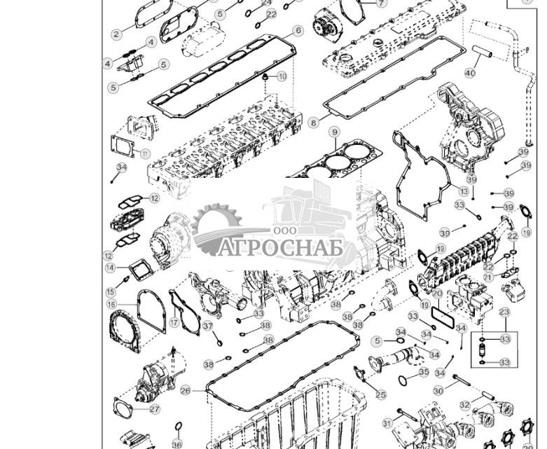 9901 Комплект прокладок двигателя - ST130126 143.jpg